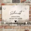 Geschilderd - Sierlijk Naambord Rechthoek middel -sfeer3