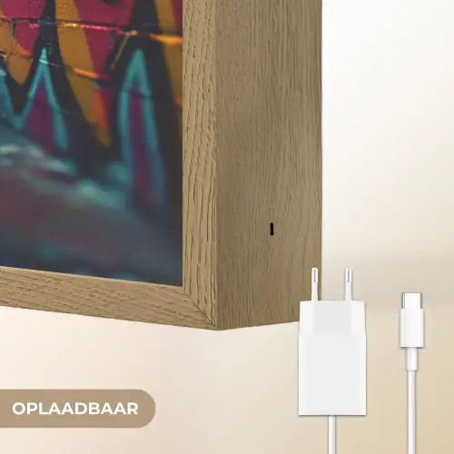 Architectuur - Neon - Trap - Graffiti Light Box met batterij (Wandlamp) middel -USP_websiteoplaadbaarNL
