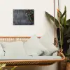 Winter - Hulst - Kerst - Beton tuinposter los doek klein -sfeer7
