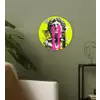 Buste - Verf - Geel Wandcirkel kunststof plaat 5mm dik klein -sfeer3