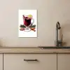 Wijn - Drinken - Winter - Illustratie KitchenYeah - Keuken - Canvas klein -sfeer2