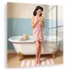 Badkamer - Vrouw - Roze plexiglas 5mm klein -zzzproduct_nieuw