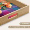 Geometrische kleurvlaken - Modern - Fantasiebloemen Dienblad Rechthoek middel -USP_HandgreepNL