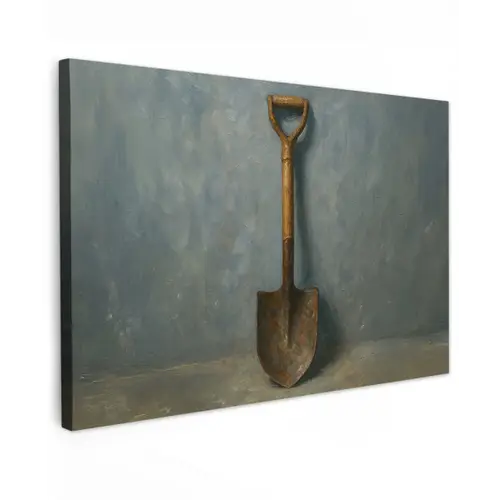 Schep - Gereedschap - Schilderij canvas 2cm klein -z3d