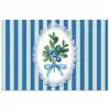 Illustratie - Bessen - Blauw - Strepen poster papier klein -3d