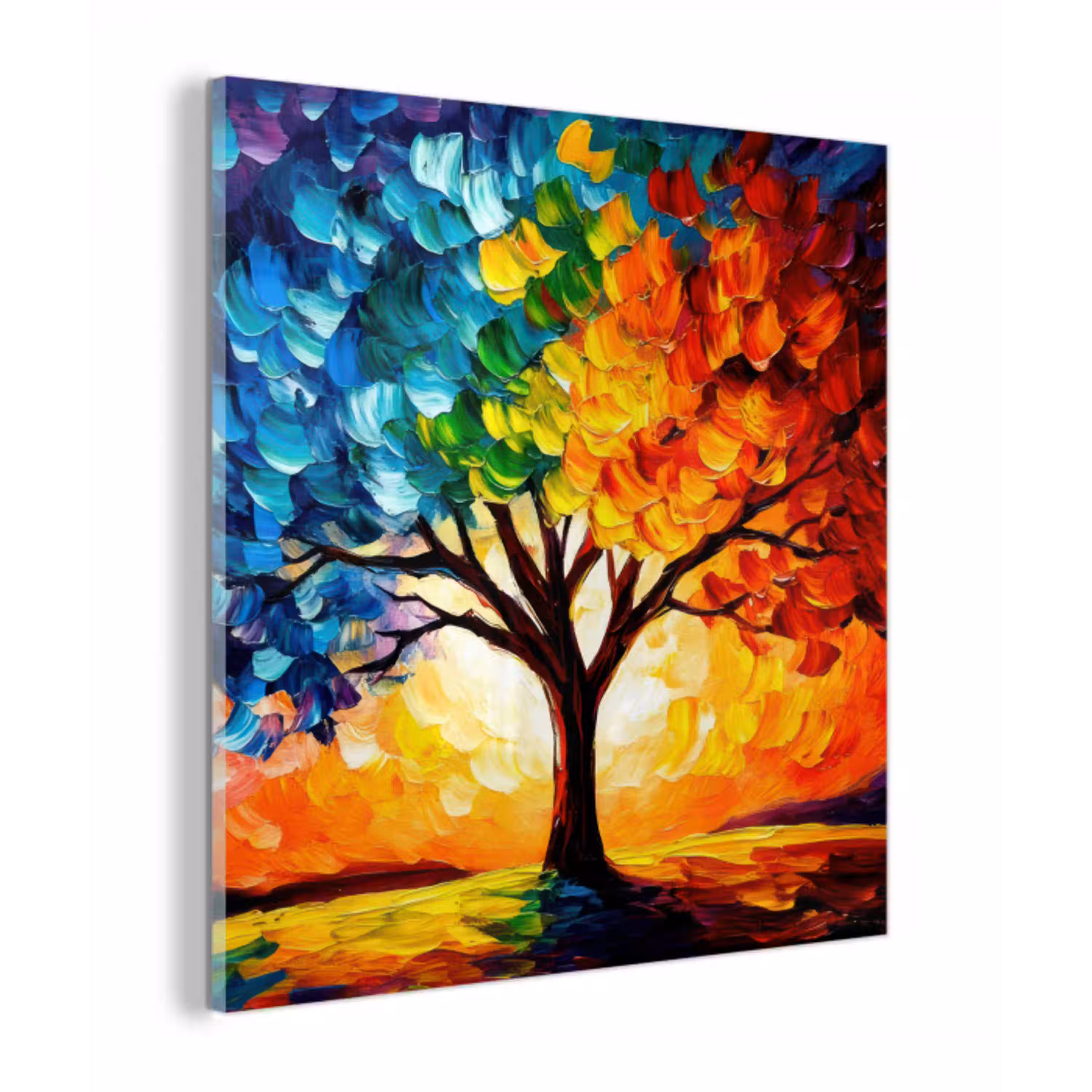 Boom - Kunst - Natuur - Zonsondergang plexiglas 5mm klein -z3d