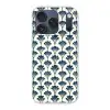 Klassiek - Motief - Blauw Telefoonhoesje iPhone 17 Pro klein 878 -3d