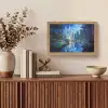 Stad Kuala Lumpur - Skyline - Wolkenkrabbers - Water Light Box met kabel (Tafellamp) klein -sfeer2