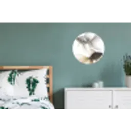 Goudvissen - Modern - Wit Wandcirkel aluminium klein -slaapkamer