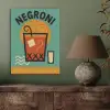 Cocktail - Negroni - Art - Sinaasappel PET vilt klein -sfeer2