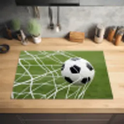 Voetbal - Goal - Net - Sport Inductie beschermer vinyl 3mm klein -sfeer5
