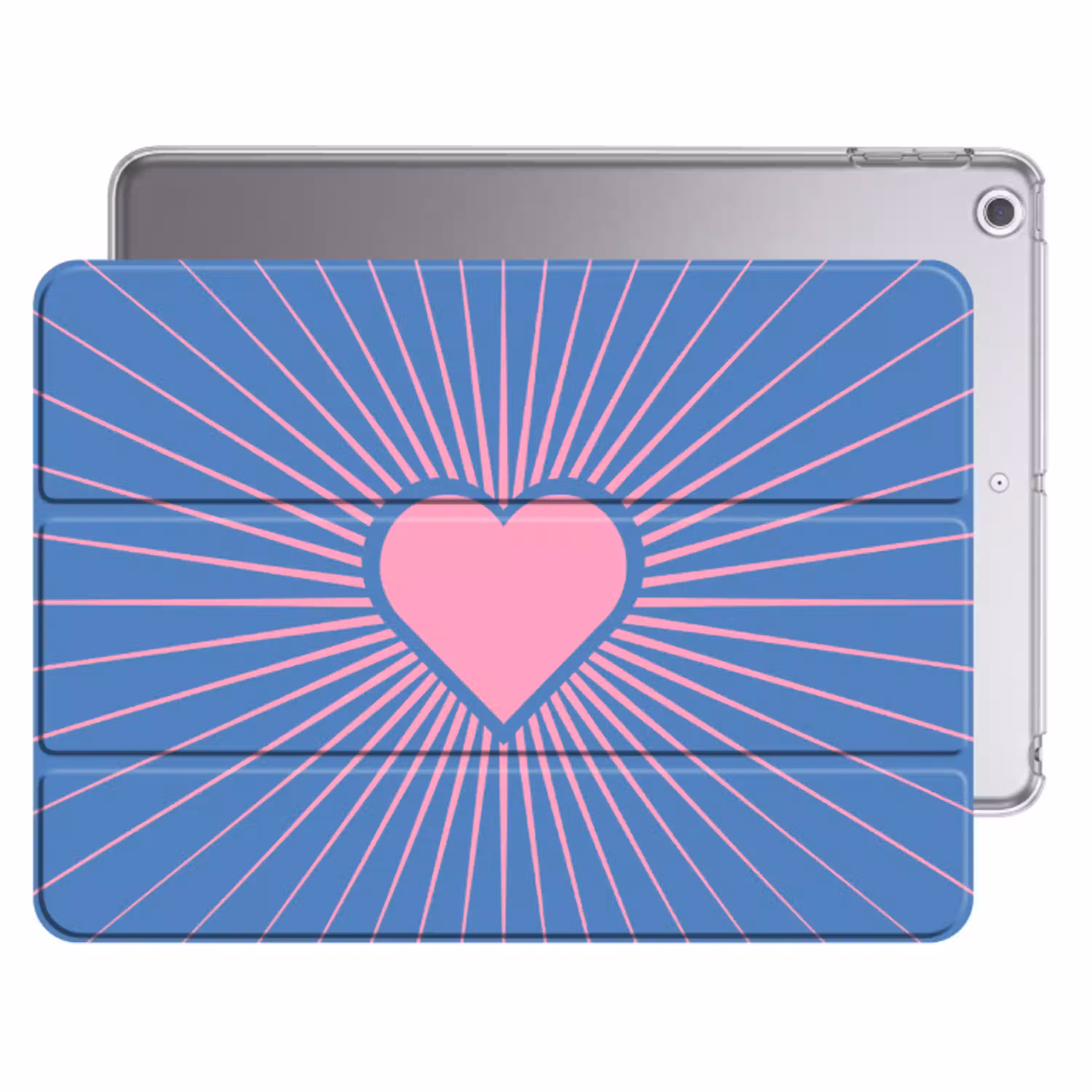 Hart - Stralen - Liefde - Modern - Roze Apple iPad 2017 middel -threedimensional_3d_global