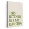 Quote - Appel - Illustratie KitchenYeah - Keuken - Canvas klein -3d