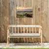 Toscaans - Landschap - Heuvels Tuinposter op houten frame 2 cm dik klein -sfeer4