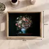 Bloemen - Art - Pastel - Quotes Dienblad Rechthoek middel -USP_Formaat