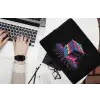 Kubus - Kleurrijk - Raster laptophoes neopreen klein -bureau