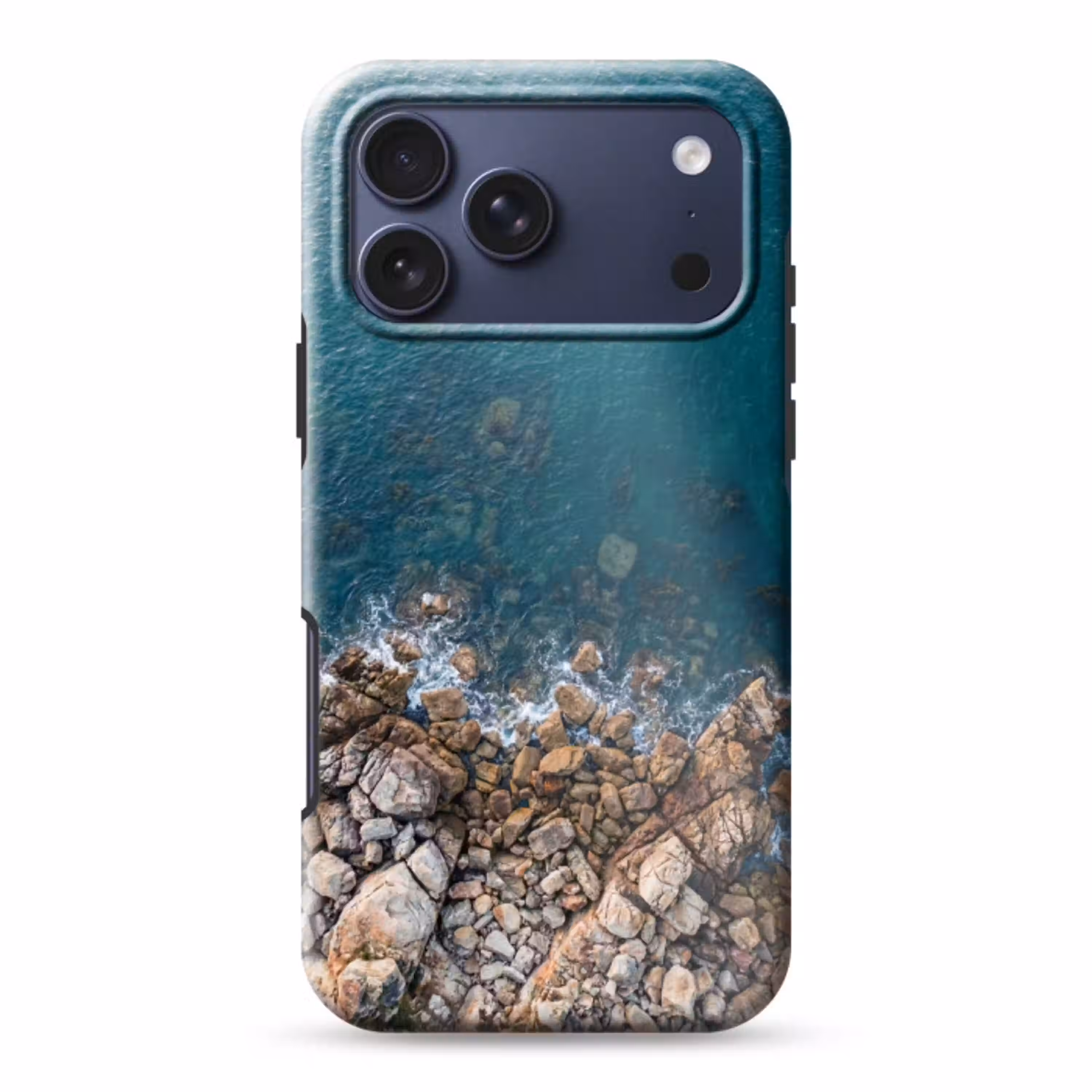 Zee - Kustlijn - Natuur - Abstract - Blauw Toughcase MagSafe Apple iPhone 17 Pro Max klein -3d