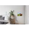 Koe - Weide - Bloemen textielposter latten blank klein -woonkamer