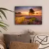 Heidelandschap met een boom canvas 2cm klein -sfeer1