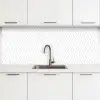 Grafisch - Patroon - Modern - Geweven keuken achterwand 2 middel 871 -3d