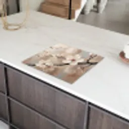 Bloesem - Takken - Schilderij - Beige - Serene Inductie beschermer vinyl 3mm middel -sfeer8