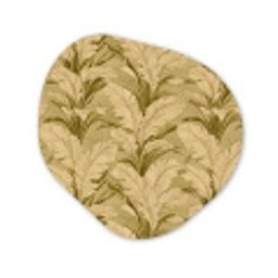 Palmbladeren - Klassiek - Groen Wandcirkel Organisch Aluminium middel 851 -3d