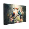 Toekan - Vogels - Bloemen - Natuur - Jungle canvas 2cm klein -z3d