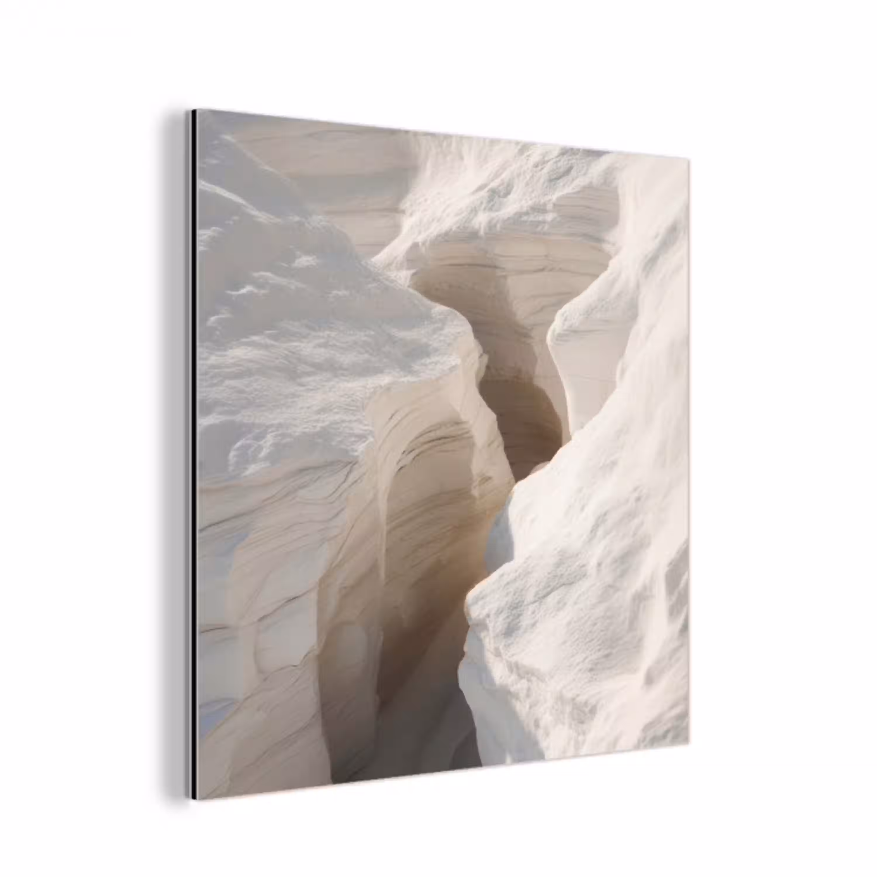 Kloof - Wit - Sneeuw aluminium wit klein -3d