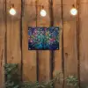 Kleurrijk - Boom - Magisch - Abstract tuinposter los doek klein -sfeer1