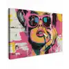 Portret - Vrouw - Abstract - Zonnebril canvas 2cm klein -z3d
