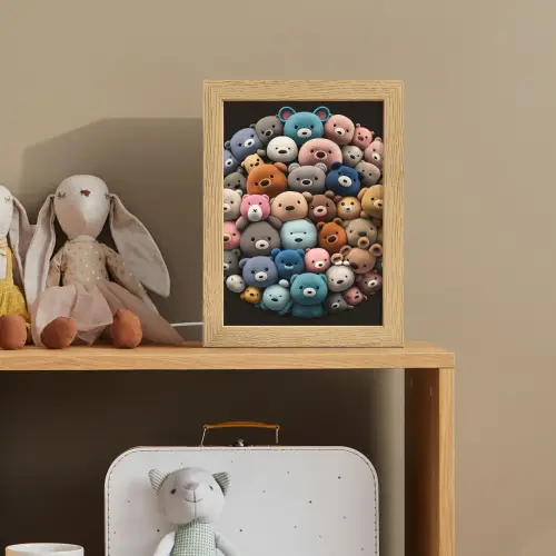 Teddybeer - Knuffel - Dieren - Meisjes - Jongens Light Box met kabel klein -sfeer2_kind