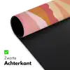 Bergen - Abstract - Zonnestralen - Roze Muismat XXL klein -sfeer2