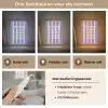 Try again - Strepen - Roze - Verticaal - Blauw Light Box met kabel (Tafellamp) klein -USP_lichtkleurNL
