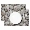 Kiezels - Stenen - Grijs Placemat vinyl groot -zzsfeer2_Kitchenyeah-website