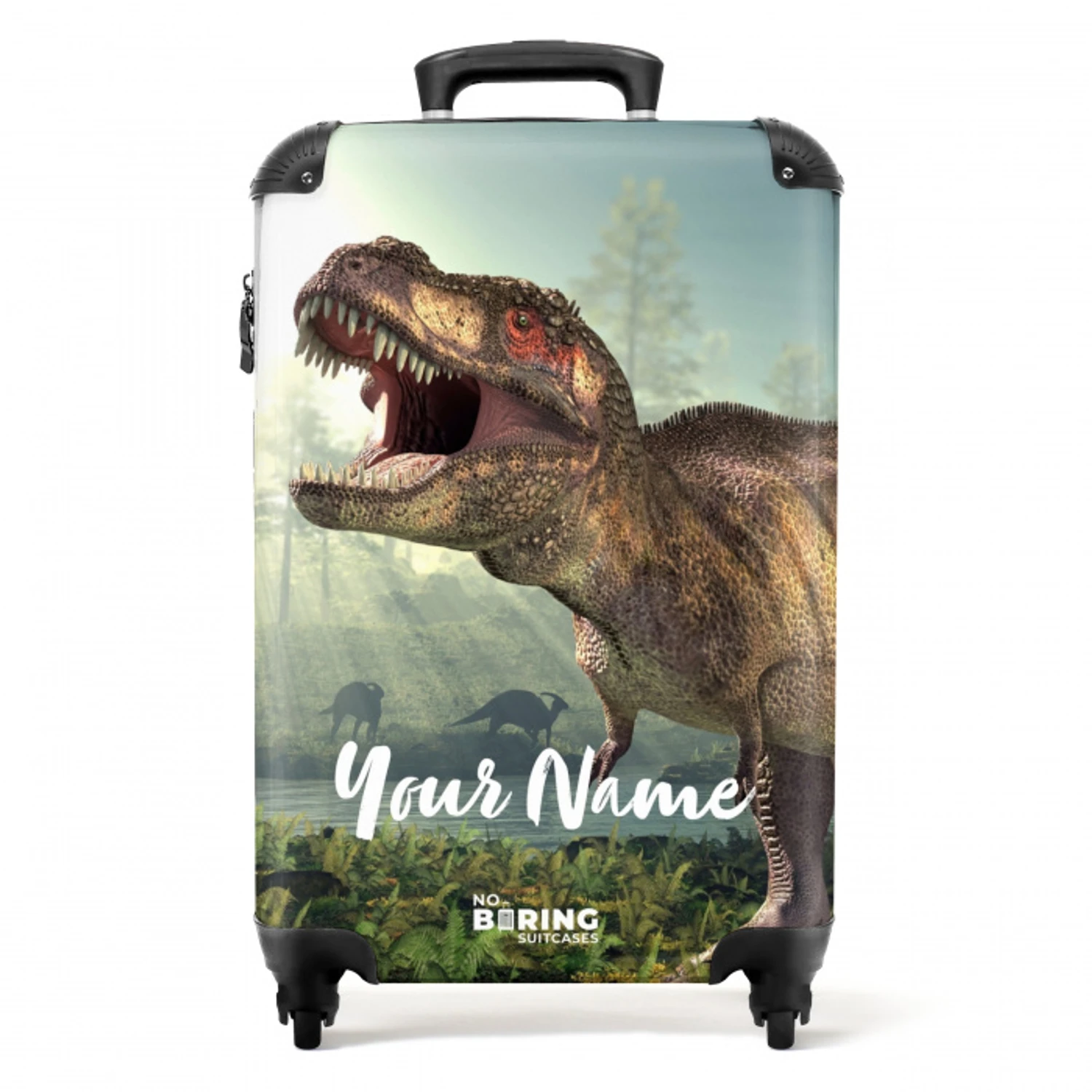 Thijs Tyrannosaurus NBS - Handbagage koffer - Kinderen Unisex middel -productfoto_recht