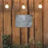 Beton - Grijs - Scheur tuinposter los doek klein -sfeer1
