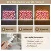 Modern - Abstract - Rood Light Box met kabel (Tafellamp) klein 924 -USP_lichtkleurNL