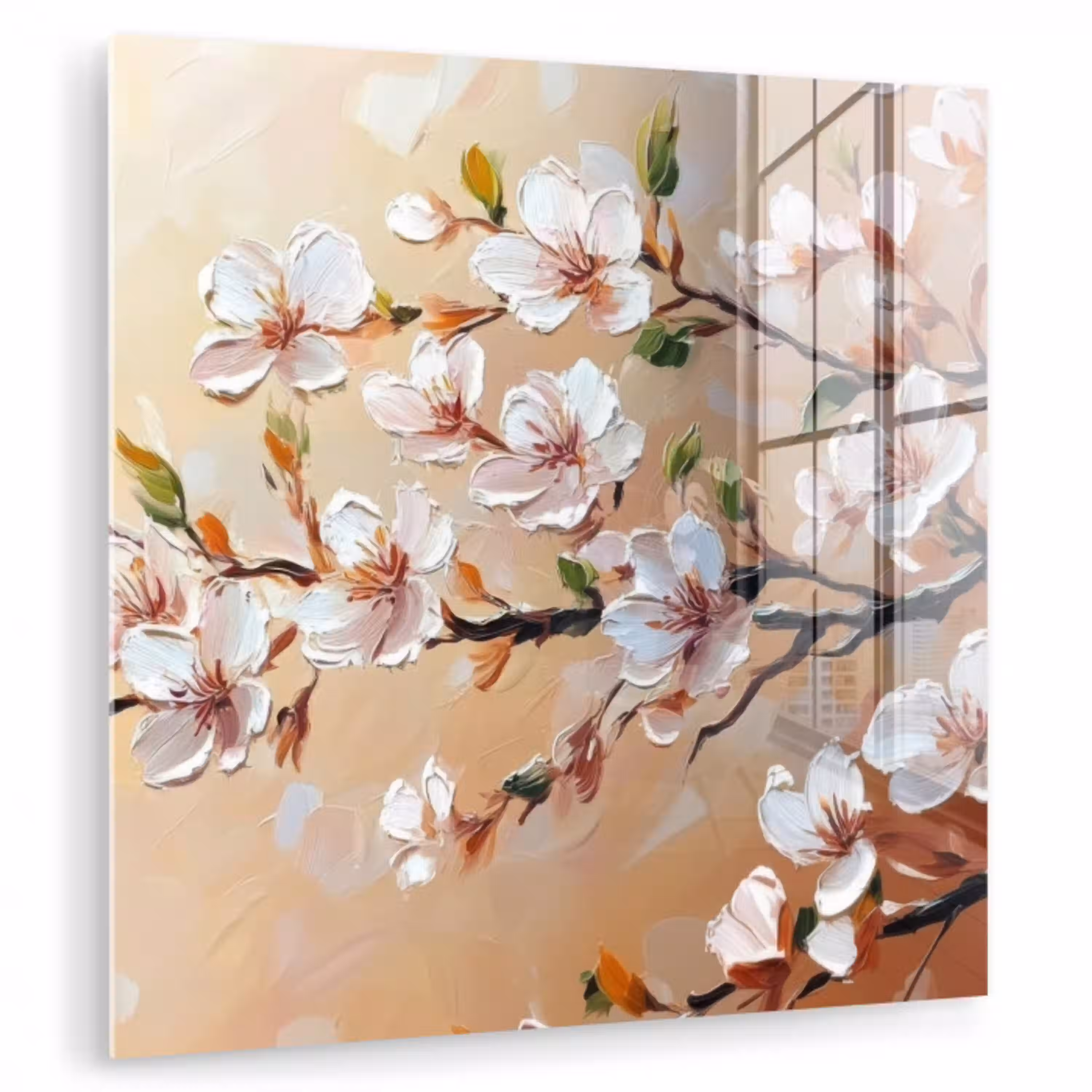 Bloesemtakken - Schilderachtig - Roze plexiglas 5mm klein -zzzproduct_nieuw