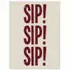 Japandi - Vintage - Decoratie - Rood poster papier klein -3d
