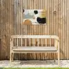 Paint - Abstract - Kleuren Tuinposter op houten frame 2 cm dik klein -sfeer4