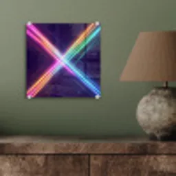 Kruisen - Lasterstralen - Neon plexiglas 5mm klein -sfeer3