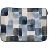 Patroon - Blauw - Vierkanten laptophoes neopreen klein -zkaufland3dotto