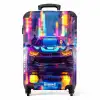 Neon nightcar NBS - Handbagage koffer - Unisex middel -productfoto_recht