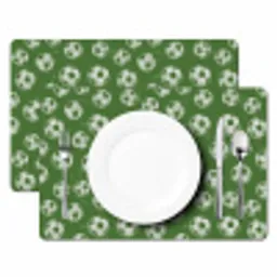 Voetbal - Sport - Groen Placemat vinyl groot 368 -zzsfeer2_Kitchenyeah-website
