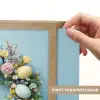 Krans - Eieren - Bloemen Light Box met batterij (Wandlamp) middel -USP_websiteprintNL