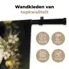 Panda - Pandabeer - Wilde dieren - Natuur - Bloemen Wandkleed katoen klein -sfeer2