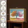 Boom - Kleurrijk - Natuur - Levensboom Light Box met batterij (Wandlamp) middel -USP_websiteoverzichtNL