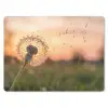 Paardenbloem - Zonsondergang - Veld muismat rubber klein -3d