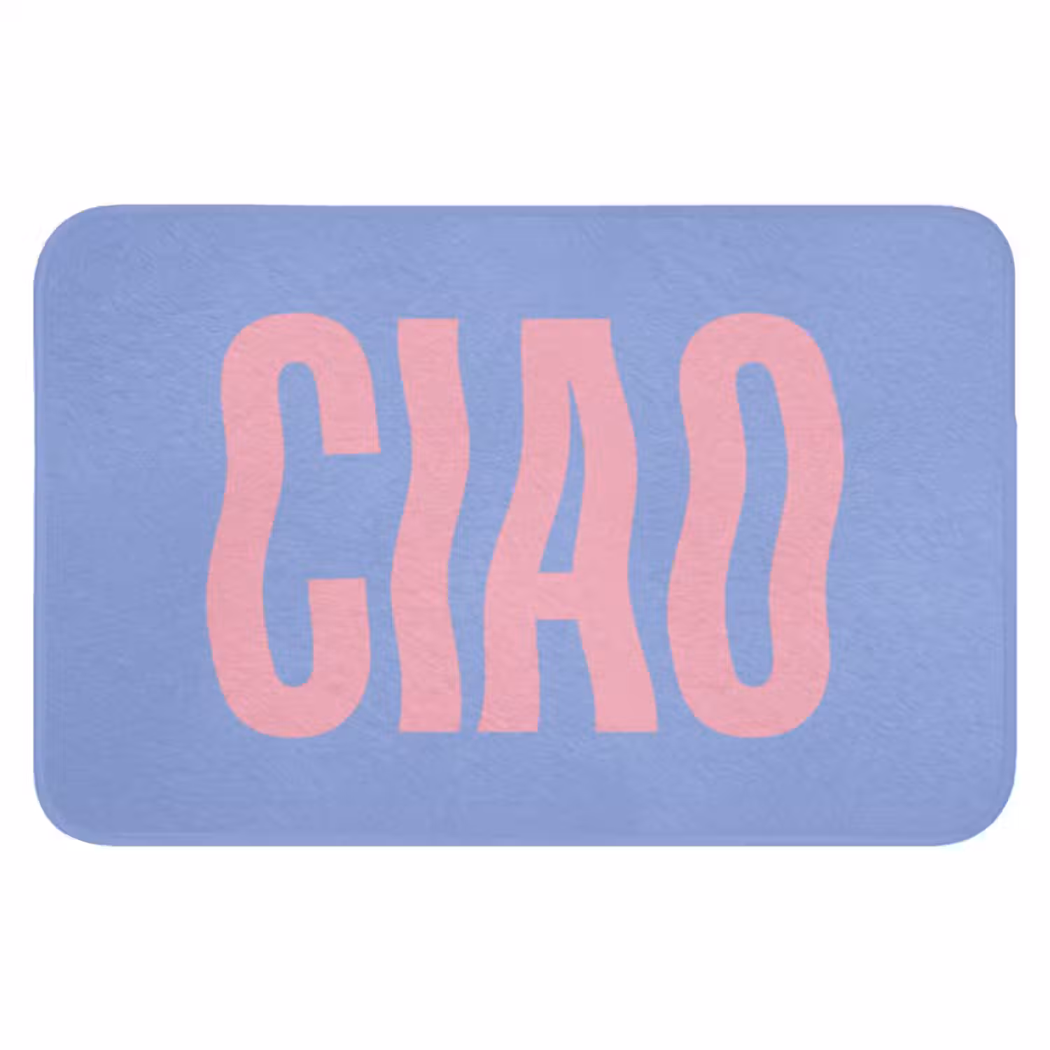 Badmat - Ciao - Roze - Blauw - Golvend
