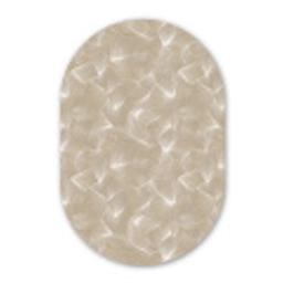 Organisch - Textuur - Beige Wandcirkel Ovaal Forex klein 630 -3d